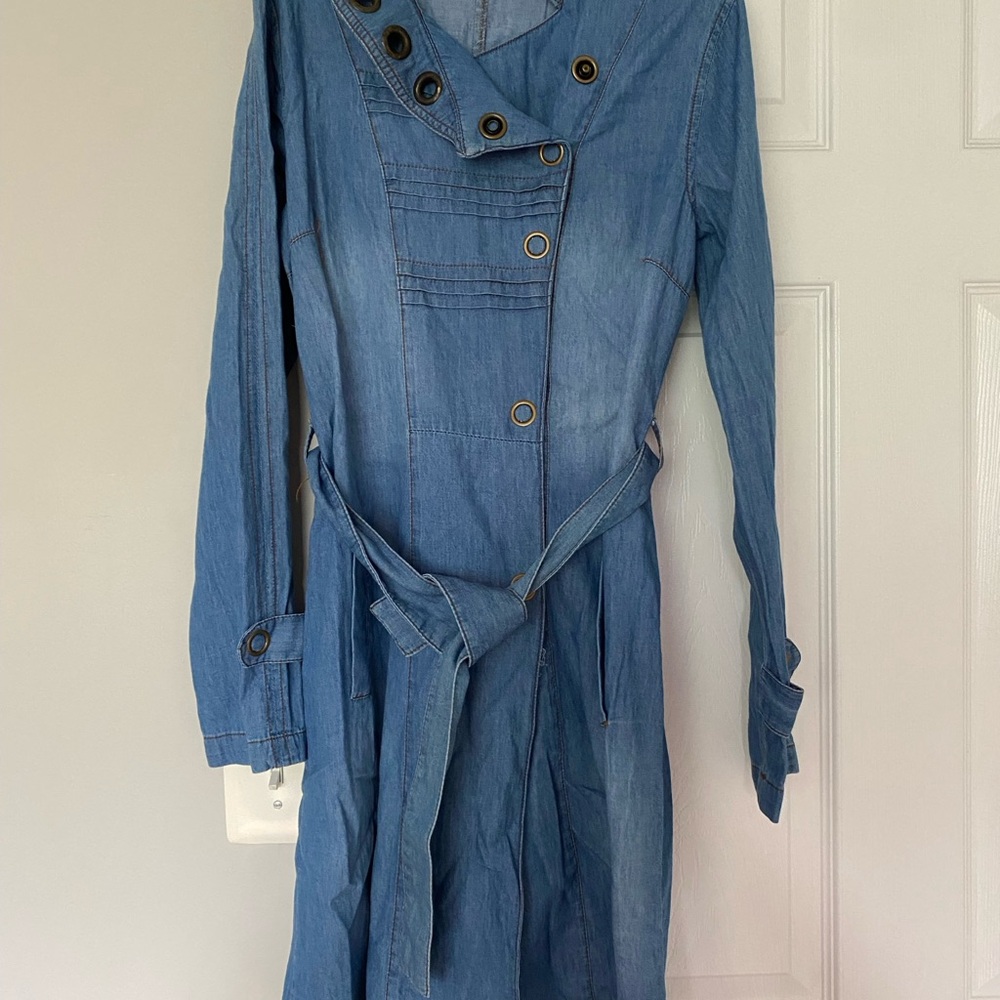 Stylish Denim Long Sleeve Dress